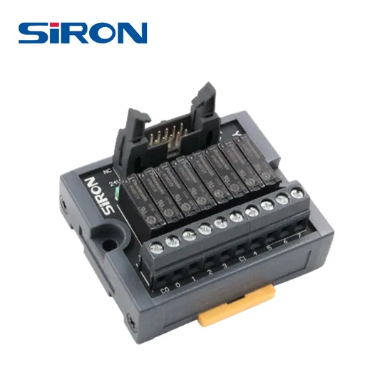 Siron Y412 Mil Connecting Screws LED Indicate 8 Channel 24V Relay Module