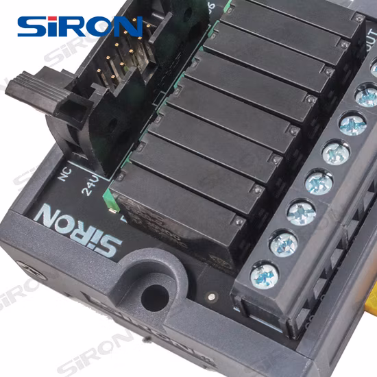 Siron Y412 Mil Connecting Screws LED Indicate 8 Channel 24V Relay Module